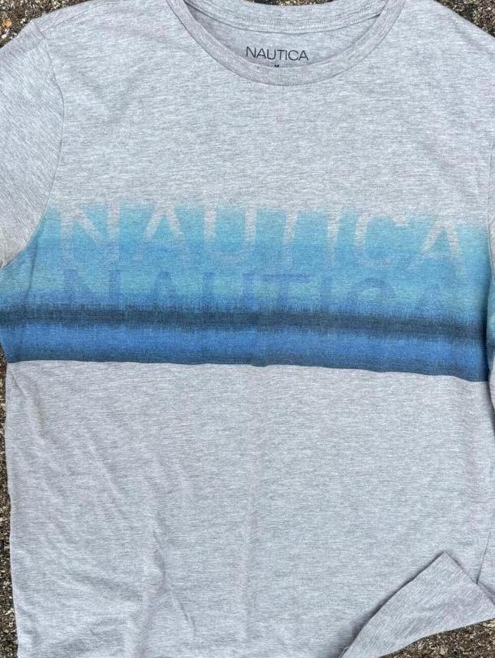 Nautica Men's Grey Tshirt
